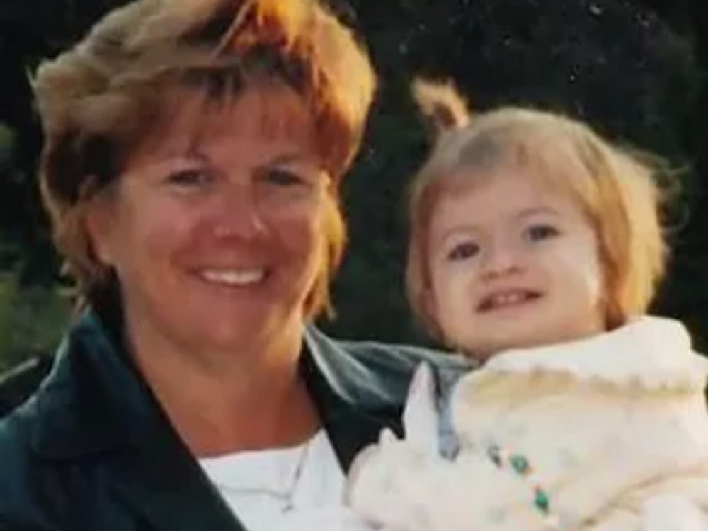 Kelly Reeves with Cathy Reeves.
